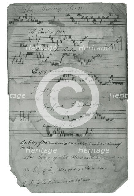 Book of Woven Coverlet Designs (Draft), United States, 1839. Creator: Daniel Stephenson.