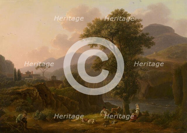 Italian Landscape, c1780-1810. Creator: Simon Alexandre Clement Denis.
