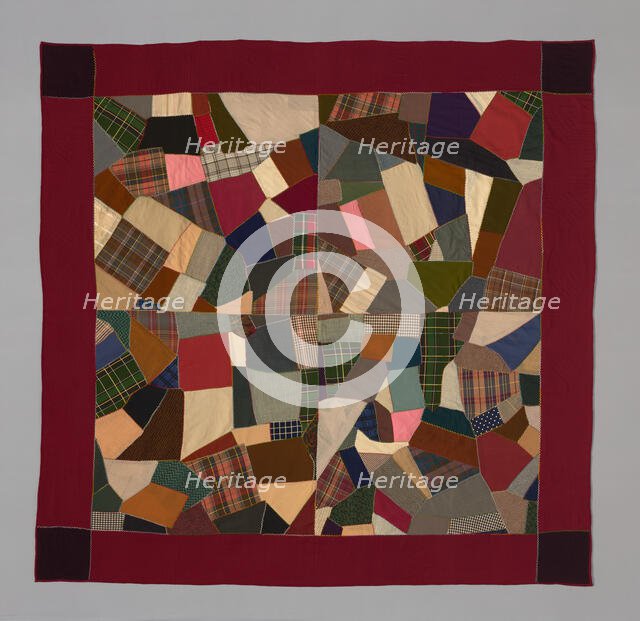 Bedcover, Pennsylvania, c. 1890/1900. Creator: Unknown.