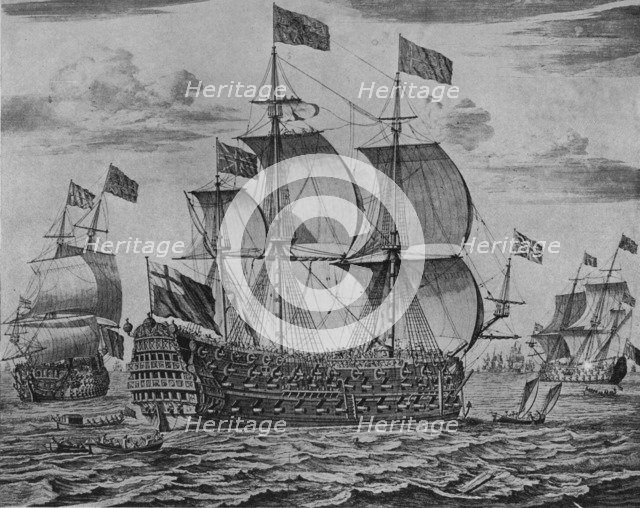 'The Victory', c1700. Artist: Isaac Sailmaker.