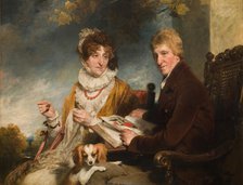 Portrait Of A Man And Woman, 1818. Creator: William Owen.