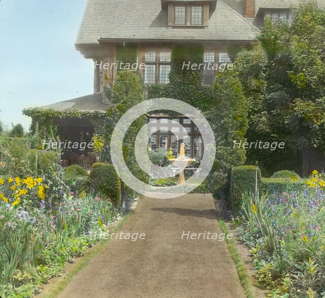 Dr. Peter Brown Wyckoff house, Gin Lane, Southampton, New York, 1914. Creator: Frances Benjamin Johnston.