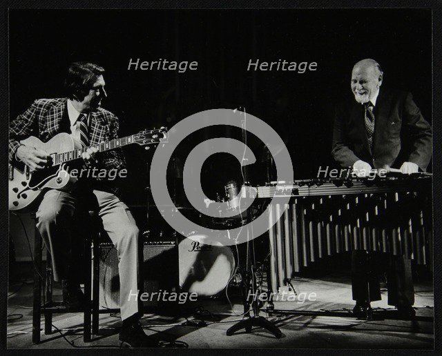 Tal Farlow (guitar) and Red Norvo (vibraphone), performing at Wallingford, Oxfordshire, 1981. Artist: Denis Williams