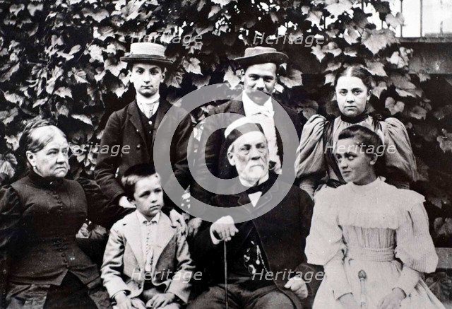 Louis Pasteur's Family, c. 1890.