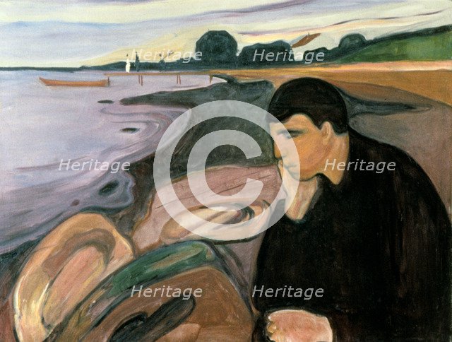 'Melancholy', 1894-1895. Artist: Edvard Munch