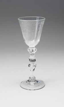 Wine Glass, England, c. 1792. Creator: Unknown.
