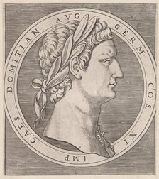 Speculum Romanae Magnificentiae: Domitian, from The Twelve Caesars, ca. 1500-1534., ca. 1500-1534. Creator: Marcantonio Raimondi.