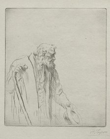 A Beggar. Creator: Alphonse Legros (French, 1837-1911).