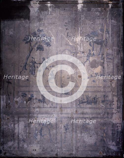 Wall painting: pastoral scenes, between 1715 and 1725. Creator: Unknown.