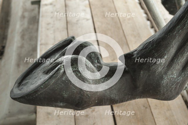Detail, quadriga statue, Wellington Arch, Hyde Park Corner, Westminster, London, c2015. Artist: Derek Kendall.