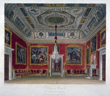 Interior view of the drawing room in Buckingham House, Westminster, London, 1817. Artist: Thomas Sutherland