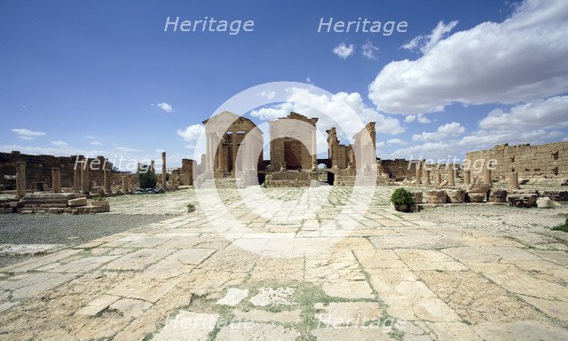 The forum at Sbeitla, Tunisia. Artist: Samuel Magal