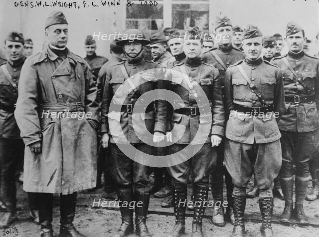 Gens. W.L. Wright, F.L. Winn & Todd, 11 Nov 1918. Creator: Bain News Service.