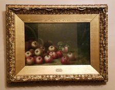 Still Life with Apples, 1897. Creator: Simon P Shafer.