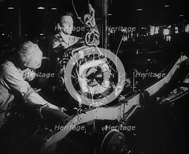 American Factory Workers at Work, 1942. Creator: British Pathe Ltd.