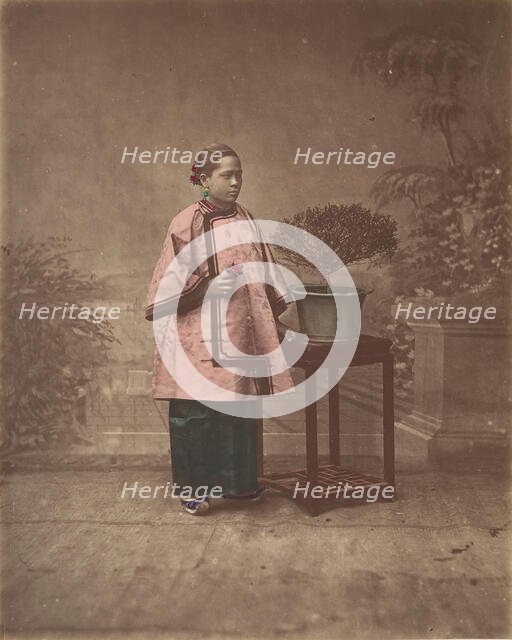 Fille de Shanghai, 1870s. Creator: Unknown.