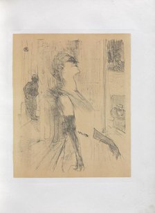 Yvette Guilbert-English Series: Sur la scene, 1898. Creator: Henri de Toulouse-Lautrec (French, 1864-1901).