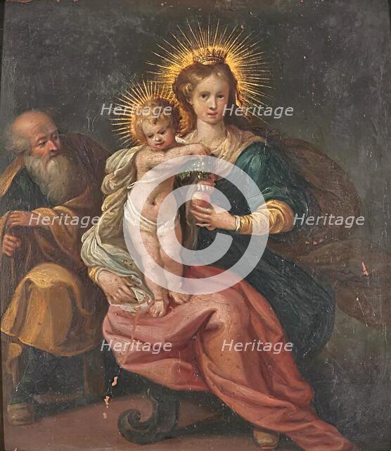 The Holy Family, 17th Century. Creator: Frans Francken II.