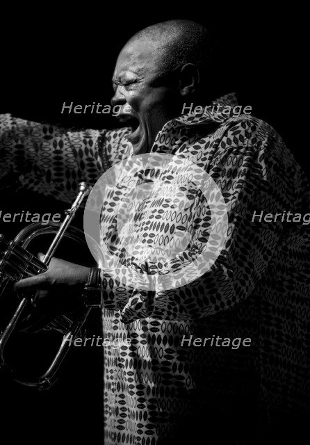 Hugh Masekela, 2009. Artist: Alan John Ainsworth.