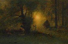 Sunrise In The Woods, 1887. Creator: George Inness.