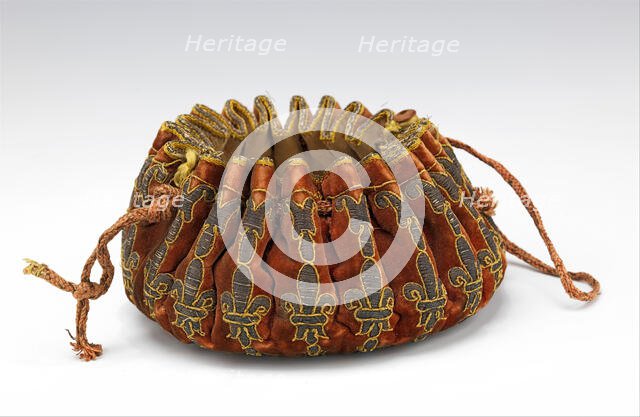 Gaming purse, French, late 17th century. Creator: Unknown.