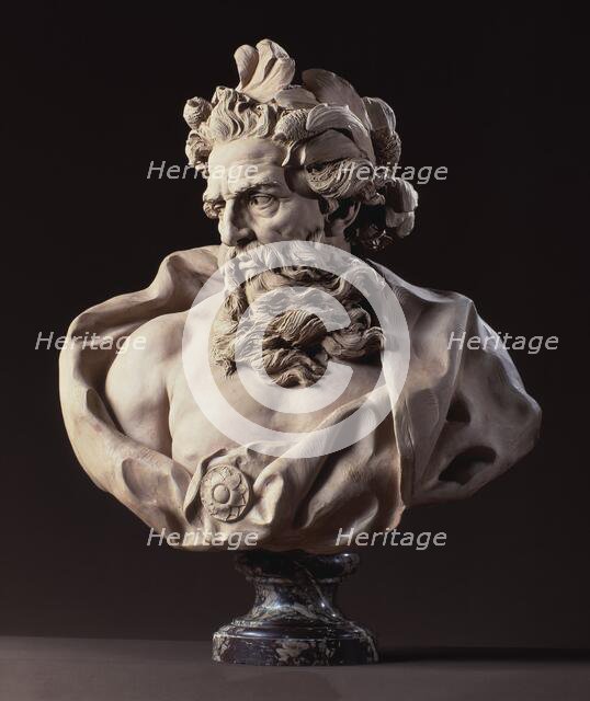 Bust of Neptune, between 1725 and 1727. Creator: Lambert-Sigisbert Adam.
