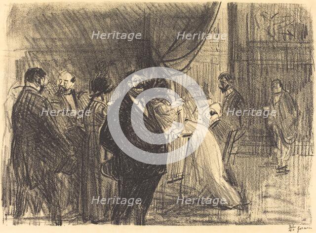 Gambling Room, 1914. Creator: Jean Louis Forain.