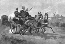 'The Racing Season at Newmarket; On the way to the course, 1890. Creator: Unknown.