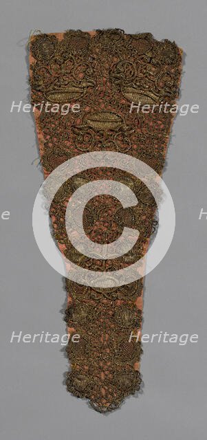 Stomacher, Norway, 18th century. Creator: Unknown.