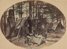 Life in Camp, 6th Corp Headquarters, ca. 1864. Creator: Egbert Guy Fowx.