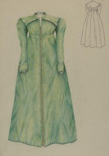 Evening Dress, c. 1937. Creator: Ray Price.