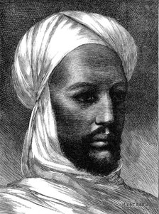 The Mahdi, rebel against Egyptian rule in the Sudan, c1885. Artist: Unknown
