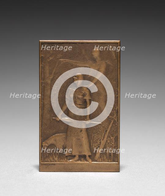 Medallion: Jeanne dArc (obverse). Creator: Daniel Dupuis (French, 1819-1899).