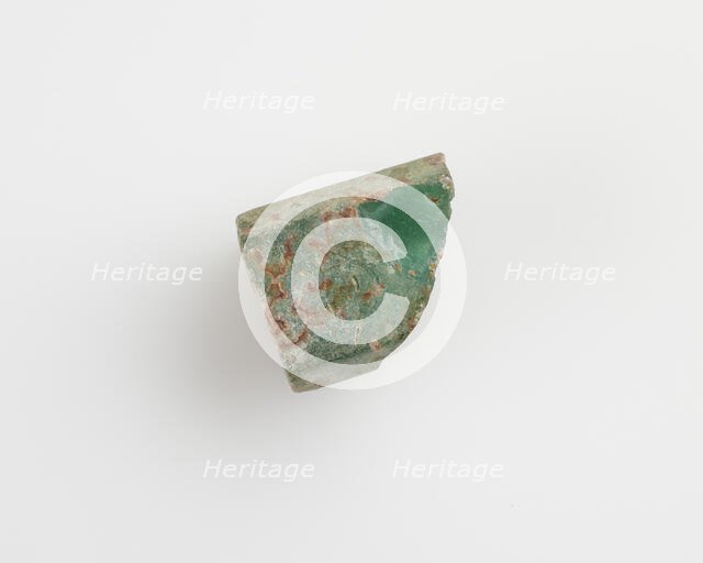 Bead, hexagonal, fragmentary, Roman Period, 30 BCE-395 CE. Creator: Unknown.