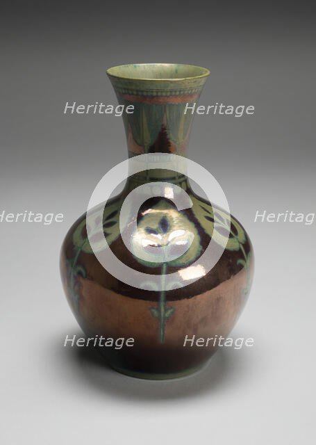 Vase, England, 1890/1900. Creator: William de Morgan.