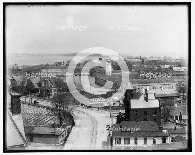 Fort Monroe, Old Point Comfort, Va., c1902. Creator: William H. Jackson.