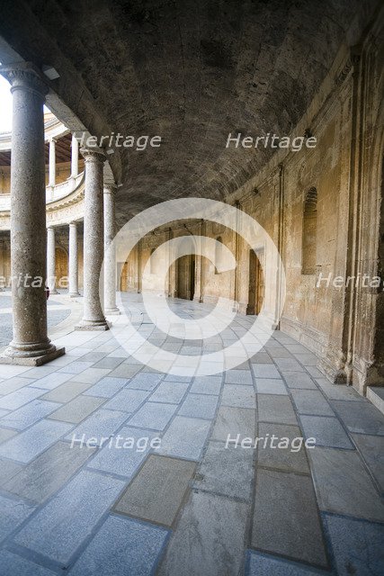 The Palace of Charles V, Alhambra, Granada, Spain, 2007. Artist: Samuel Magal