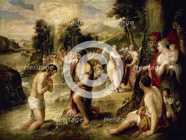 The Baptism of Christ, 1575-1580 (2001).  Creator: Christoph Schwarz.