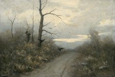 Winter landscape, c1911. Creator: Felicián Moczik.