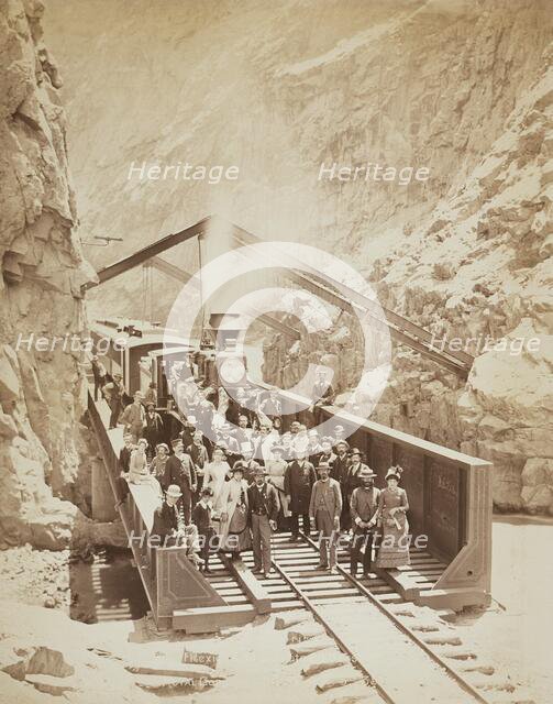 Royal Gorge, 1885. Creator: William H. Jackson.