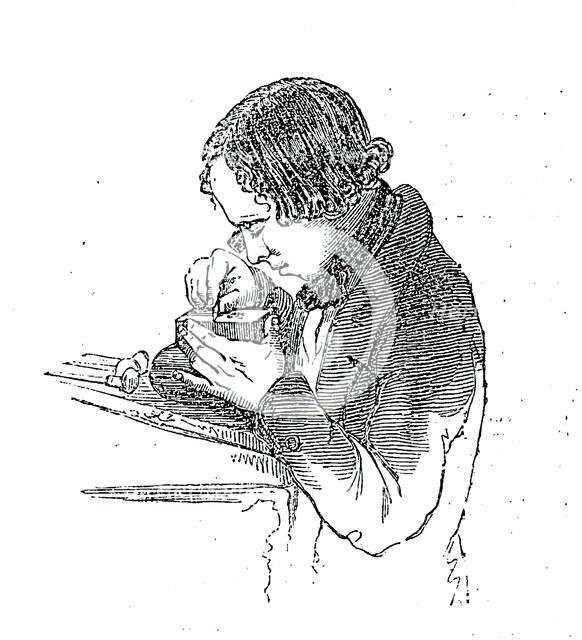 The practice of wood-engraving, 1844. Creator: Unknown.