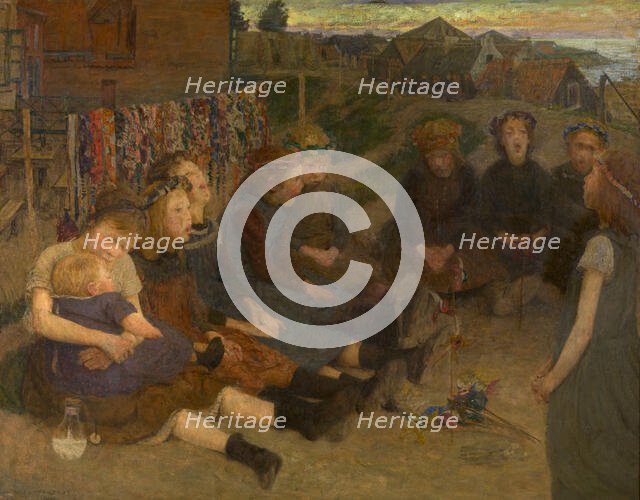 Children's Game, c1890s. Creator: Charles Mertens.