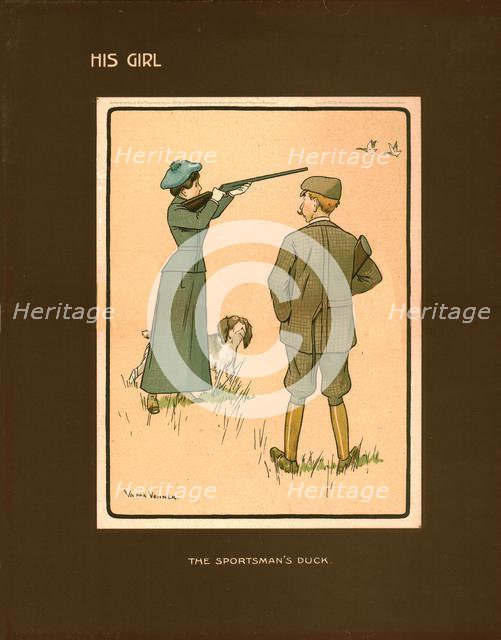 His Girl, The Sportsman's Duck.  Creator: Victor Venner.