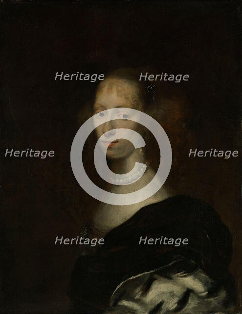 Unknown lady, 1670s. Creator: Abraham Wuchters.