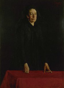 Portrait of Louise Michel (1830-1905), 1882. Creator: Tinayre, Louis (1861-1942).