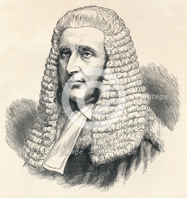 Lord Penzance, judge of the Court of Arches, 1896. Artist: Unknown