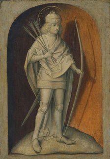 Saint Sebastian (verso), 1480. Creator: Master of the Magdalen Legend.
