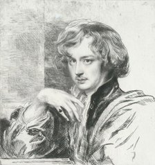 Self Portrait, (c1620), c1820s. Creator: Andrew Geddes.