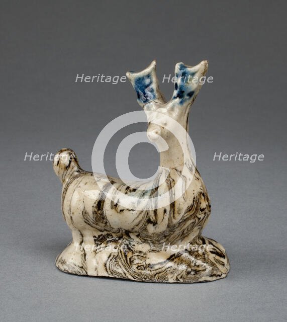 Stag, Staffordshire, c. 1750. Creator: Staffordshire Potteries.
