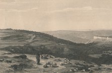 'Mount of Olives & Valley of Jehoshaphat', 1871. Artist: D Mitchell.